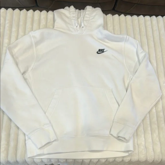 Nike White Hoodie - Picture 1 of 4